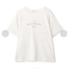 【NATURAL BEAUTY BASIC】アーチロゴTシャツ ホワイトのサムネイル