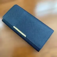 U by ungaro　がまぐち　長財布　ネイビー