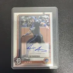 げ*け様 Jace Jung RC 直筆サイン Topps Chrome Tig