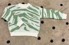 ベビーニット　セーター　豹柄