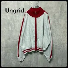未使用　タグ付き　Ungrid アングリット　ラインニットカーデ　チャック