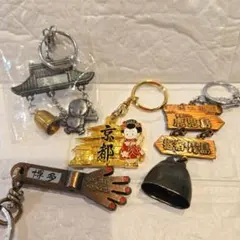 観光地名入り金属製キーホルダーセット