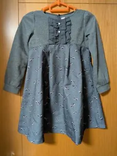 130cmメゾピアノmezzo pianoリボン柄フォーマルワンピースセレモニー