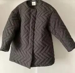 カーキ キルティングジャケット