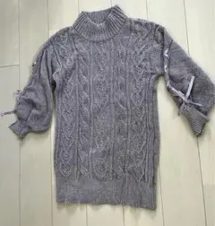 ケーブル編み ニット Mサイズ