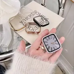 ブラック ストーン付きケース 40mm