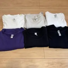 【6着セット】ロサンゼルスアパレル 6.5オンス Tシャツ ロスアパ L
