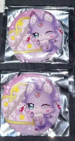 名探偵プリキュア マシュタン 缶バッジ 描き下ろし プリポップ 限定品