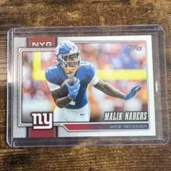 Malik Nabers Topps NFL Base Card