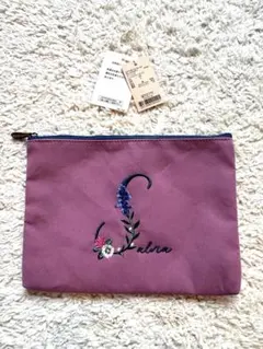 【未使用】studio CLIP 花柄刺繍ポーチのサムネイル