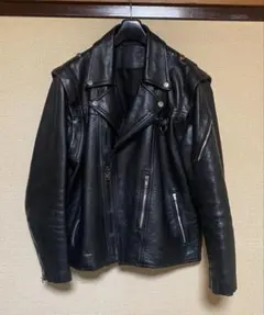 ヴィンテージライダースジャケット size S M位　2way♪
