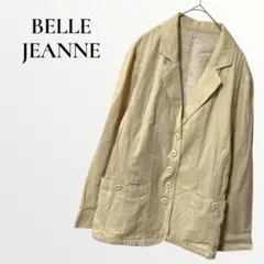 BELLE JEANNE テーラードジャケット 大きいサイズ ストライプ 3L
