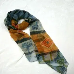 ショール ✨ ストール エスニック柄 アジアン 長方形 幾何学模様