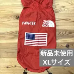 【新品】XLサイズ THE DOG FACE 犬用 レインコート レッド カッパのサムネイル