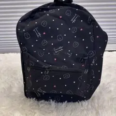 すみっコぐらし リュックサック ブラック ドット ハート 新品