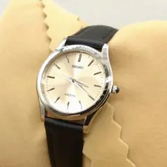 SEIKO 腕時計 7N01-0DE0 ブラックレザー 箱なし - メルカリ