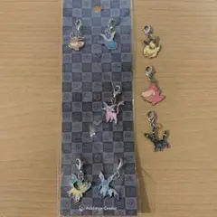 【未使用5個】ポケモン イーブイ 進化系 キーホルダー チャーム8個セット