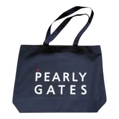 PEARLY GATES トートバッグ ネイビー - メルカリ