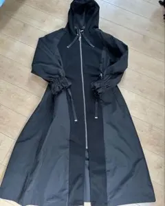 フード付きコート トレンチコート
