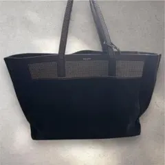 SAINT LAURENT ブラック スタッズトートバッグ　2WAY
