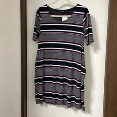 ボーダー ワンピース　Ｌ　タグ付き