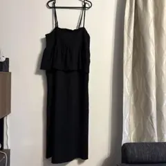 ブラックキャミワンピース