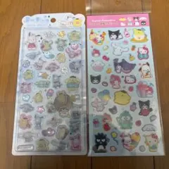 うるちゅるポップシール　サンリオ　ラメ入り樹脂もりシール　サンリオ