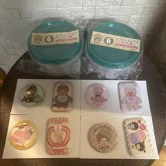 モンチッチ　エンタメくじ　ラウンドコンテナ　缶バッジ　コンプリートセット