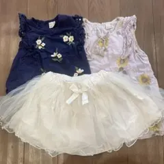 petit main 女の子 夏服まとめ売り 80 90