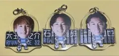 【3点セット】ジュビロ磐田ジュビポンモニュメントアクリルチャーム