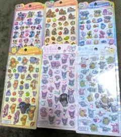 正規品　うるちゅるポップシール　6種セット