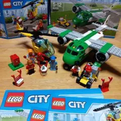 レゴ シティ 60100 空港スターターセット　60101 貨物飛行機