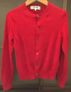 【レア】COMME DES GARÇONS Play ハート ロゴ カーディガン