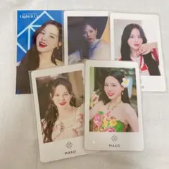 NiziU マコ フォトカード オンライン オフラインくじ セット