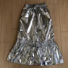 美品GARAGE OF GOOD CLOTHING メタリックスカート　サイズF