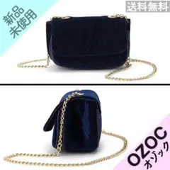 OZOC オゾック ベロアチェーンミニバッグ