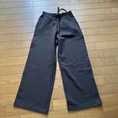 ドライスウェットワイドパンツXS丈短め