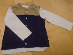 長袖Tシャツ ベスト 重ね着
