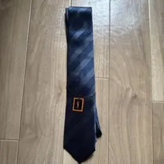 【新品タグ付き】イヴサンローラン ネクタイ シルク ネイビー ストライプ YSL