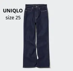 UNIQLO ユニクロ スリムフレアジーンズ （丈標準73cm） 25