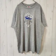 ​00s NIKE ナイキ Tシャツ 2007 企業ロゴ サッカー グレー M
