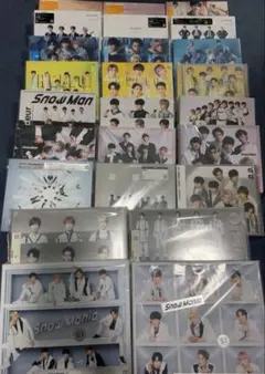 SnowMan┊︎CD まとめ売り33枚/ 開封済み未開封混合 - メルカリ