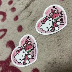 サンリオ　ハローキティ スイカ ステッカー 2枚セット