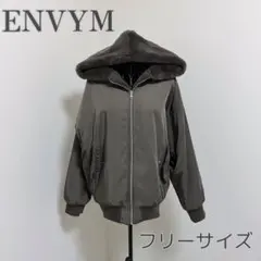 ENVYM アンビー ブルゾン エコファー リバーシブル 2way フードのサムネイル