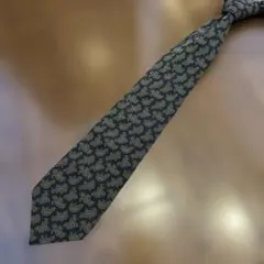 Christian Dior ネクタイ ネイビー ペイズリー