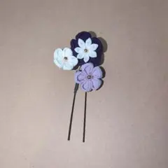 花モチーフかんざし