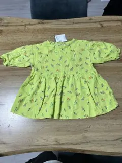 花柄バルーンスリーブシャツ　BREEZE サイズ80 新品未使用・タグ付き