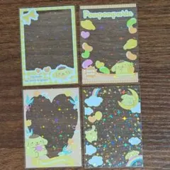 トレカスリーブ チェキスリーブ ポムポムプリン 4種類セット