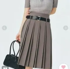 laube blanc ローブブラン Wide Pleats Skirt - メルカリ