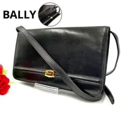BALLY バリー ショルダーバッグ レザー ヴィンテージ ブラック 黒